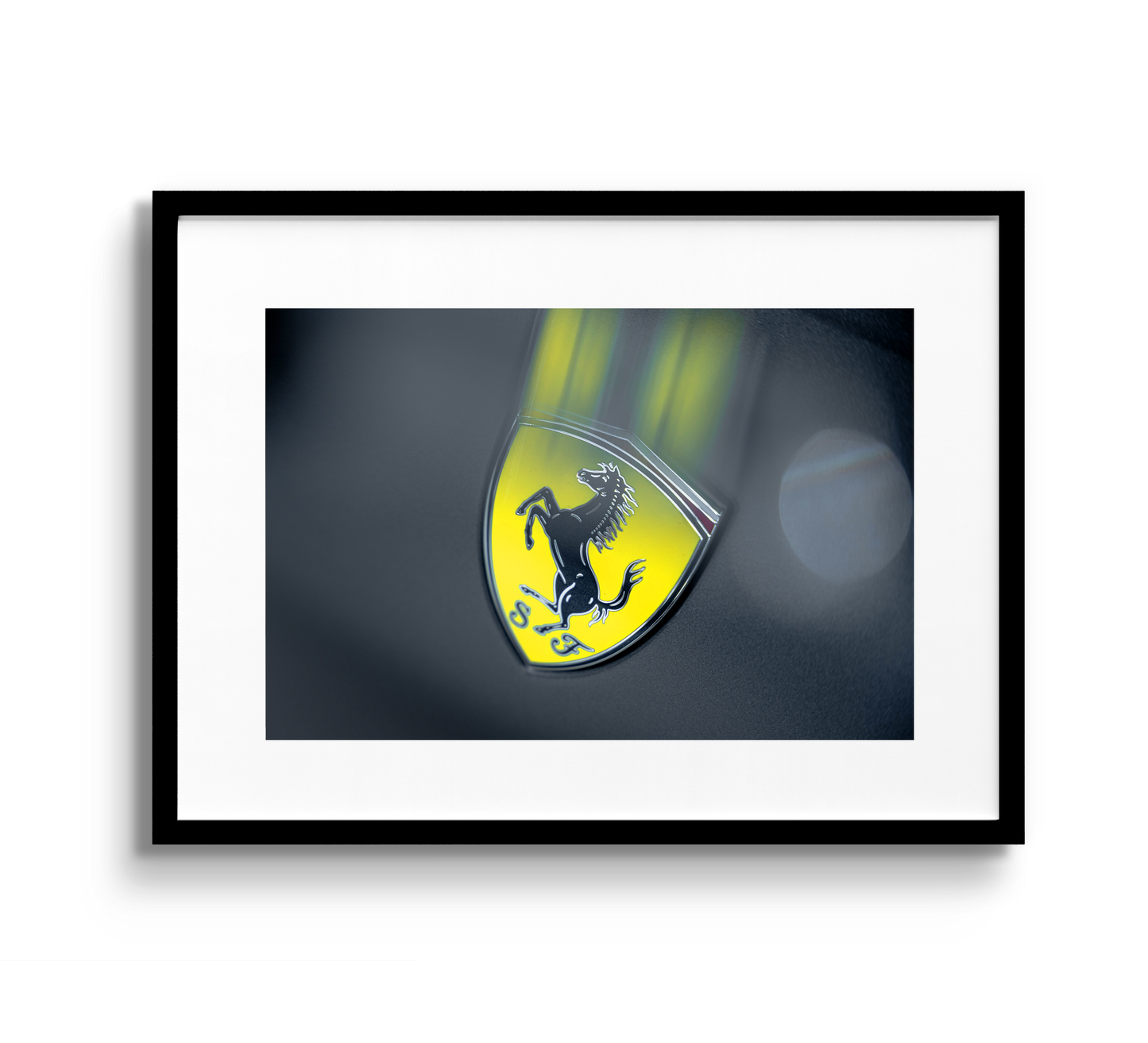 FERRARI GREY LOGO