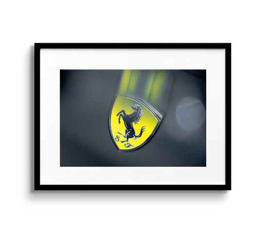 FERRARI GREY LOGO