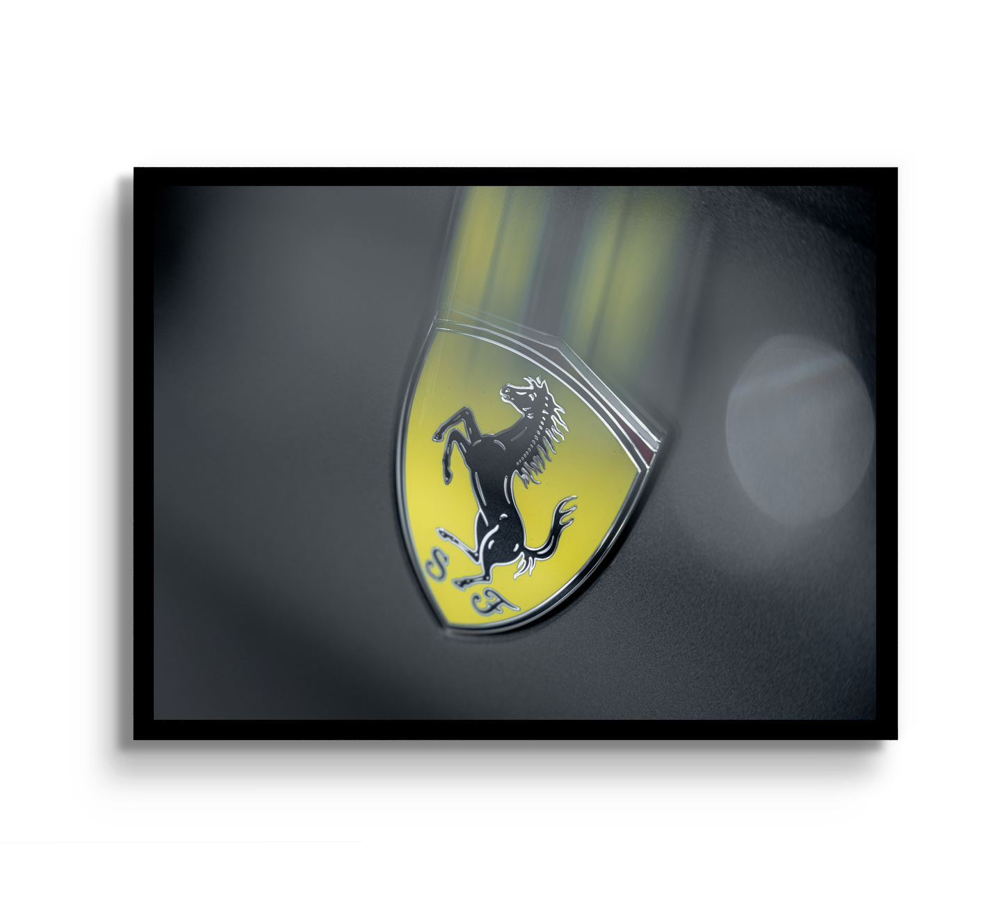 FERRARI GREY LOGO