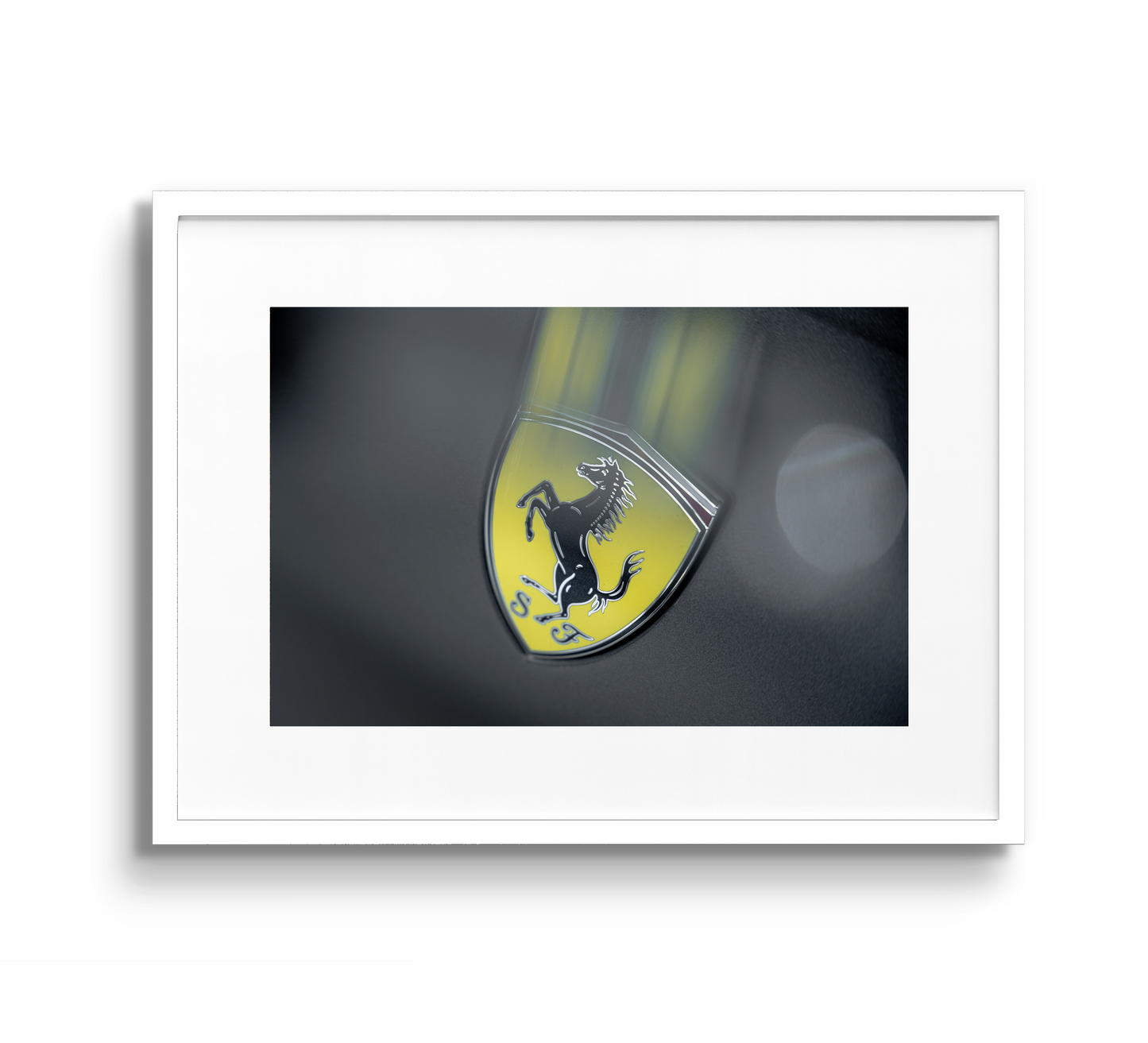 FERRARI GREY LOGO