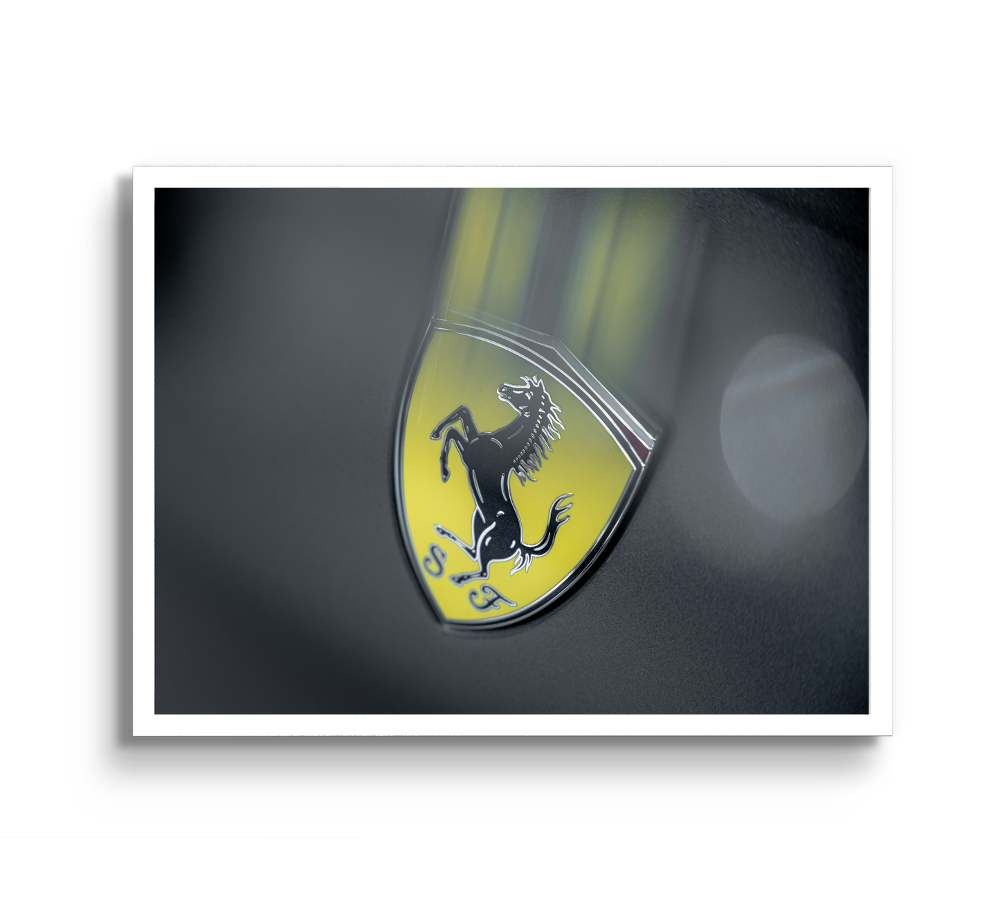 FERRARI GREY LOGO