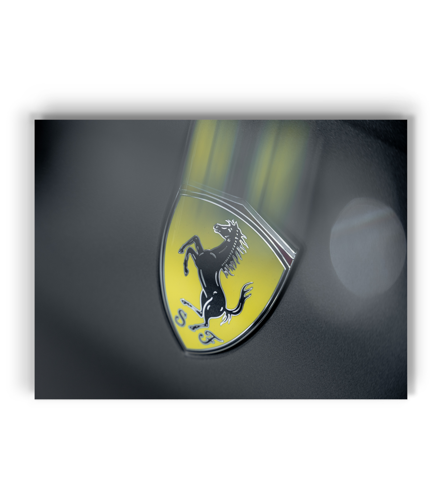 FERRARI GREY LOGO